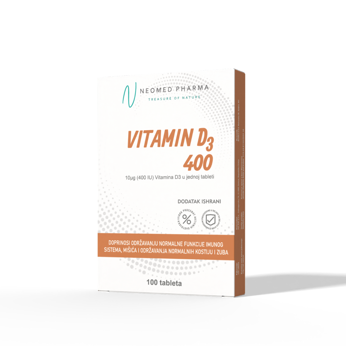 Vitamin D3 400 - 100caps